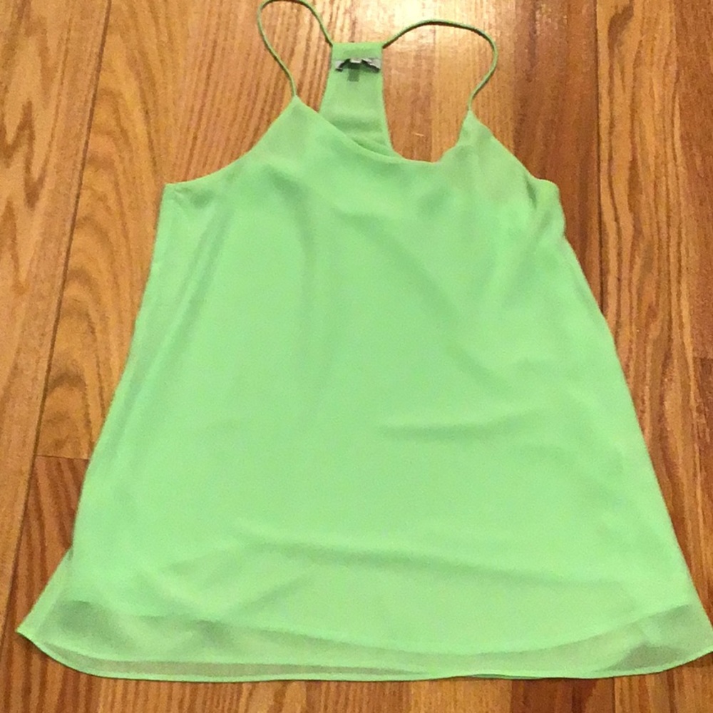 Bright green top